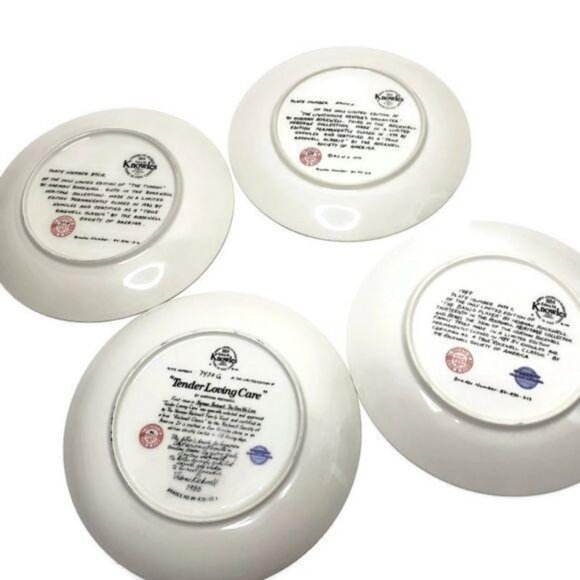 Norman Rockwell Collector Plates "The Country Doctor" Series Set Of 4 - Picture 2 of 10